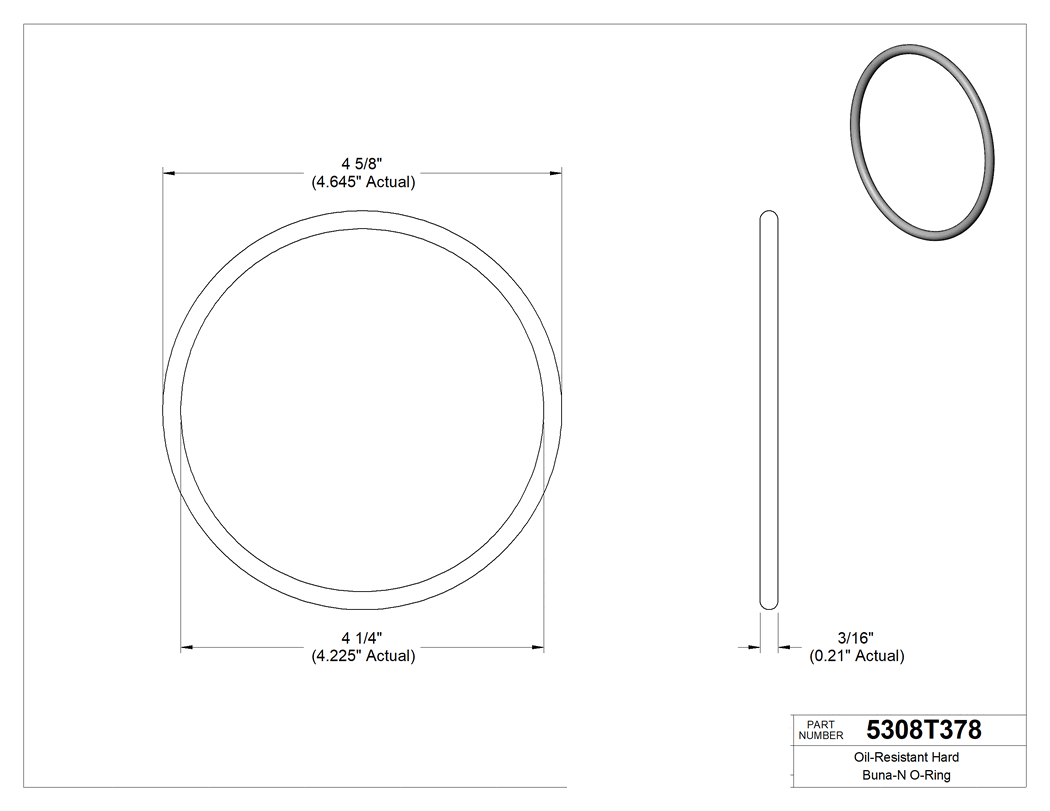 Technical drawing - 5308T378